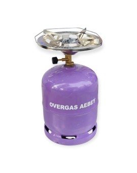 Φιάλη Υγραερίου 3κιλών  OVERGAS μαζί με Εστία Μαγειρέματος