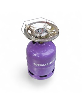 Φιάλη Υγραερίου 3κιλών  OVERGAS μαζί με Εστία Μαγειρέματος