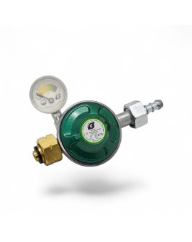 Colorato Ρυθμιστής Υγραερίου - Φυσικού Αερίου με Μανόμετρο 28-30 mbar 1,5kg/ώρα