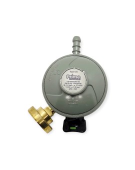 Coral Gas Prime Ρυθμιστής Υγραερίου Παροχής 1.5 kg/h Ασημί 37 mbar