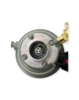 Coral Gas Prime Ρυθμιστής Υγραερίου Παροχής 1.5 kg/h Ασημί 37 mbar