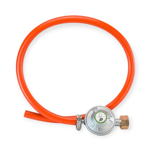 Bormann Σετ Ρυθμιστής Υγραερίου  Σταθερός Παροχής 1.5 kg/h Με Πορτοκαλί - 4