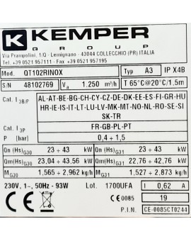 Kemper QT102RINOX Αερόθερμο Προπανίου - 2