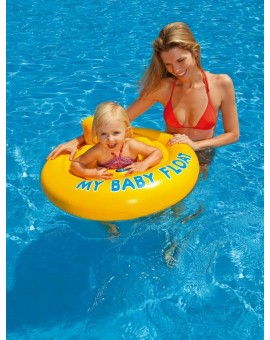 Intex Βρεφικό Σωσίβιο Swimtrainer με Διάμετρο 70εκ. για 6 έως 12 Μηνών Κίτρινο - 2