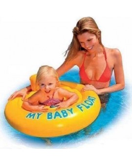 Intex Βρεφικό Σωσίβιο Swimtrainer με Διάμετρο 70εκ. για 6 έως 12 Μηνών Κίτρινο - 3