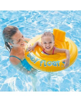 Intex Βρεφικό Σωσίβιο Swimtrainer με Διάμετρο 70εκ. για 6 έως 12 Μηνών Κίτρινο - 4