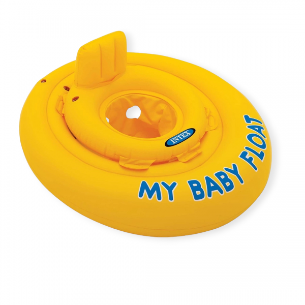 Intex Βρεφικό Σωσίβιο Swimtrainer με Διάμετρο 70εκ. για 6 έως 12 Μηνών Κίτρινο - 1