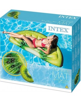 Intex Φέτα Ακτινίδιο 178cm Φουσκωτό Στρώμα Θαλάσσης σε Πράσινο Χρώμα 178cm - 4