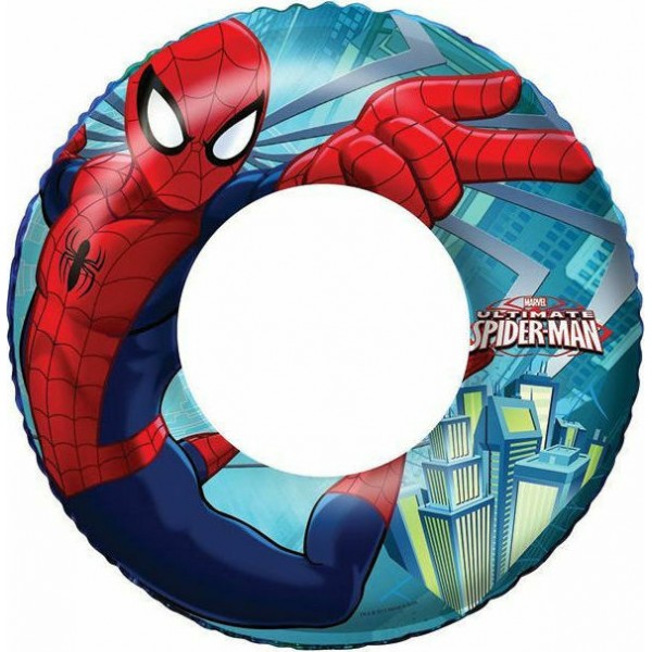 Bestway Παιδικό Σωσίβιο Κουλούρα Spiderman 56εκ. για 3-6 Ετών - 1