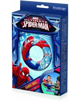 Bestway Παιδικό Σωσίβιο Κουλούρα Spiderman 56εκ. για 3-6 Ετών - 4