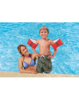 Intex Deluxe Large Μπρατσάκια Κολύμβησης για 6-12 ετών Πορτοκαλί - 1