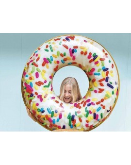 Intex Sprinkle 114cm Παιδική Φουσκωτή Σαμπρέλα Θαλάσσης Donut 114cm