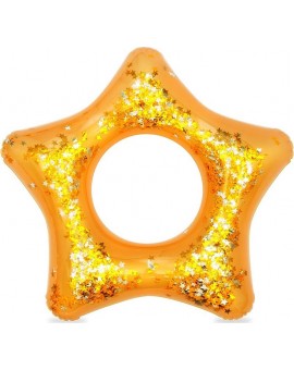 Bestway Παιδικό Σωσίβιο Κουλούρα Glitter με Διάμετρο 91εκ. Χρυσό - 3