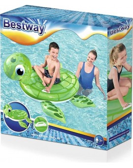 Bestway 41041 Παιδικό Φουσκωτό Ride On Θαλάσσης Χελώνα με Χειρολαβές Πράσινο - 2