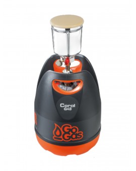 Coral Gas Λάμπα Υγραερίου Smart Lamp 800W Για Φιάλη Go Gas 5kg - 1
