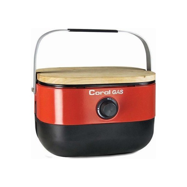 Mini BBQ Υγραερίου Κόκκινο - Coral GAS - 1