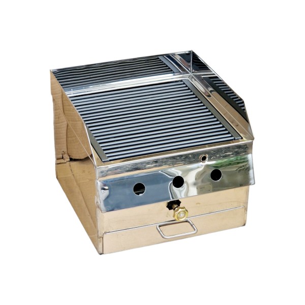 Ψησταριά grill σχαριέρα υγραερίου νερού 40×40 υψηλής πίεσης
