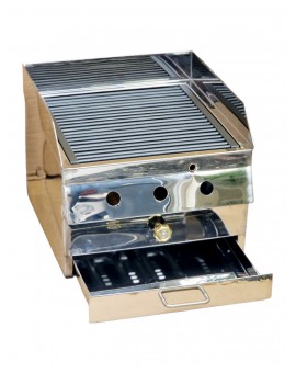 Ψησταριά grill σχαριέρα αερίου υγραερίου νερού 40×40 - 4