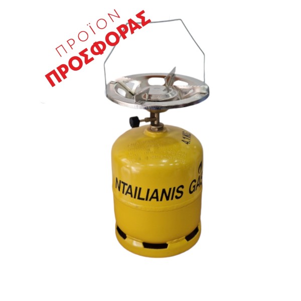 copy of Top Gas Φιάλη Υγραερίου 3Kg + Καρένα Μεσαία Μαγειρέματος - 1