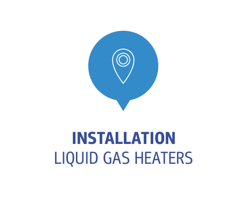 Installation of gas heaters
